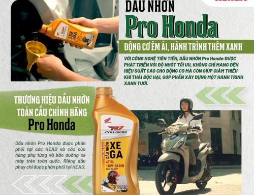 Honda Việt Nam ra mắt thương hiệu dầu nhờn toàn cầu ProHonda